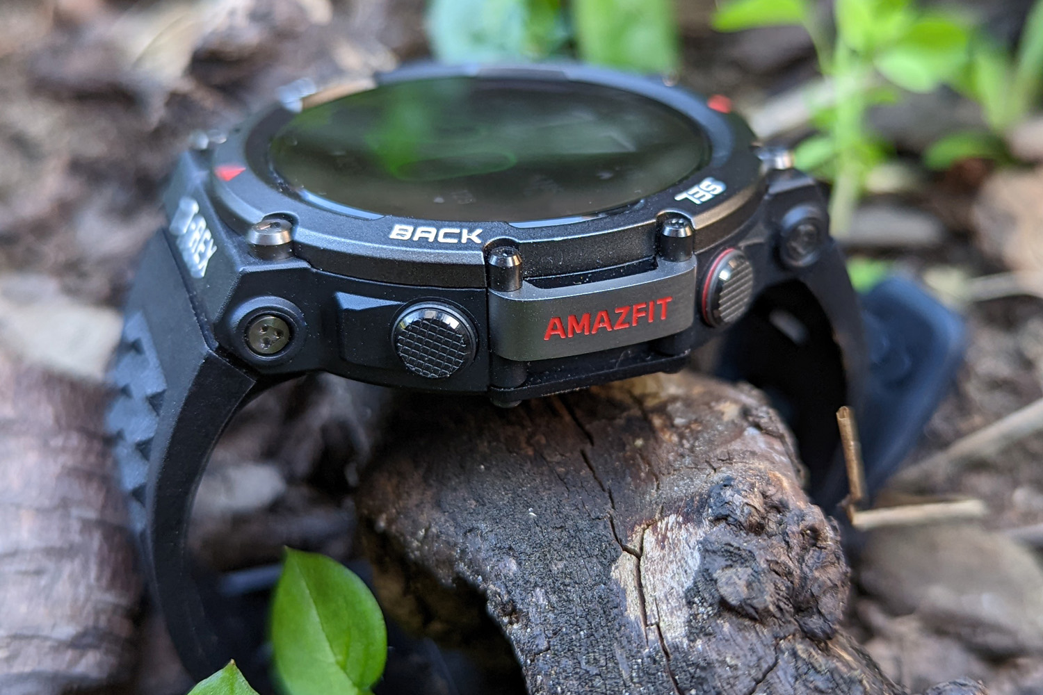 Stuff Amazfit T-Rex 2 review crown guard