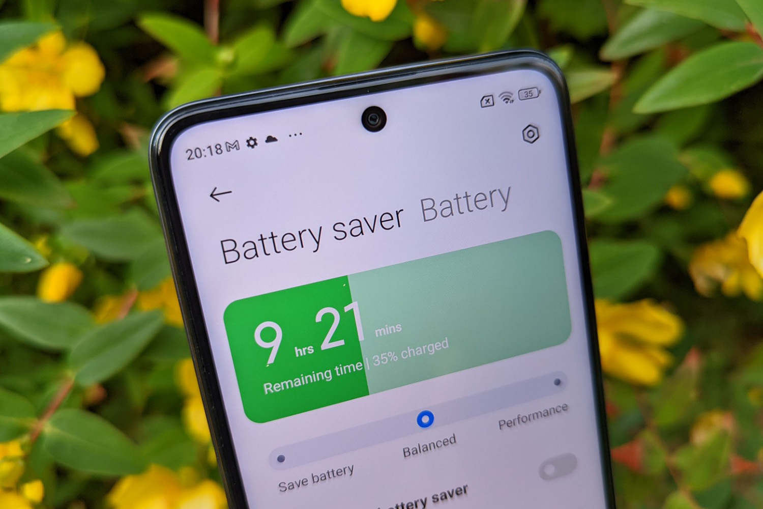 Stuff Poco X4 GT review - battery stats