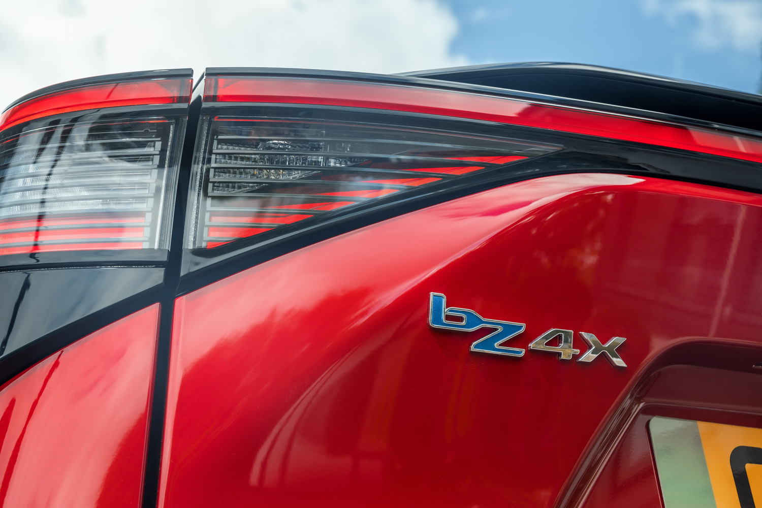 Stuff Toyota bZ4X review rear lights