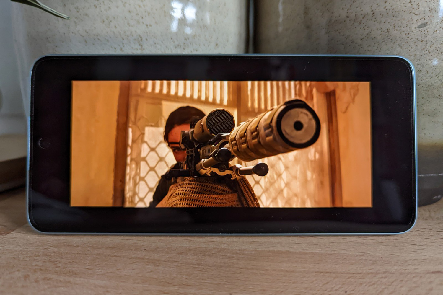 Stuff Xiaomi 12 Lite smartphone review playing Mission Impossible trailer sniper rifle