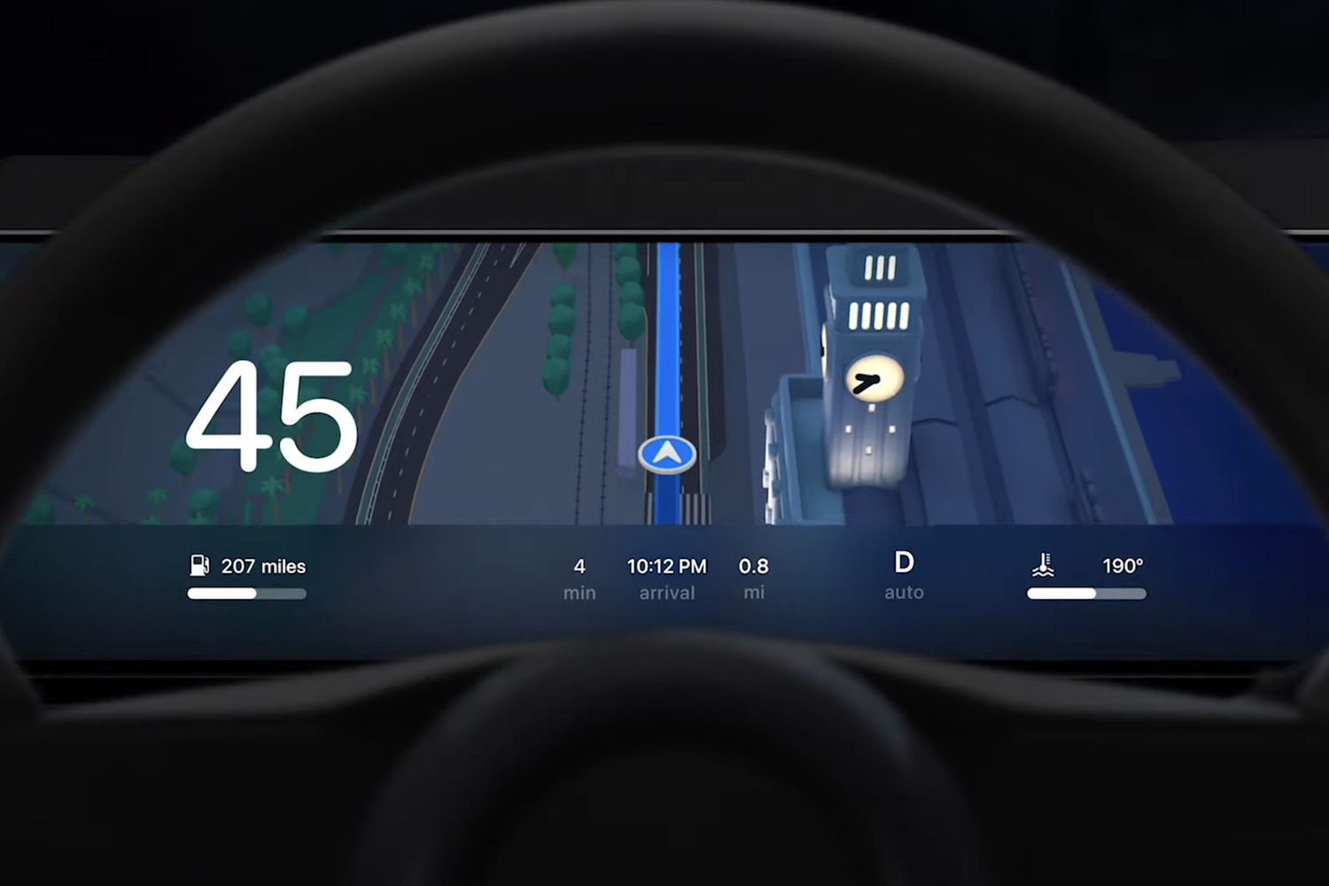 WWDC 2022 WatchOS 9 CarPlay preview dials