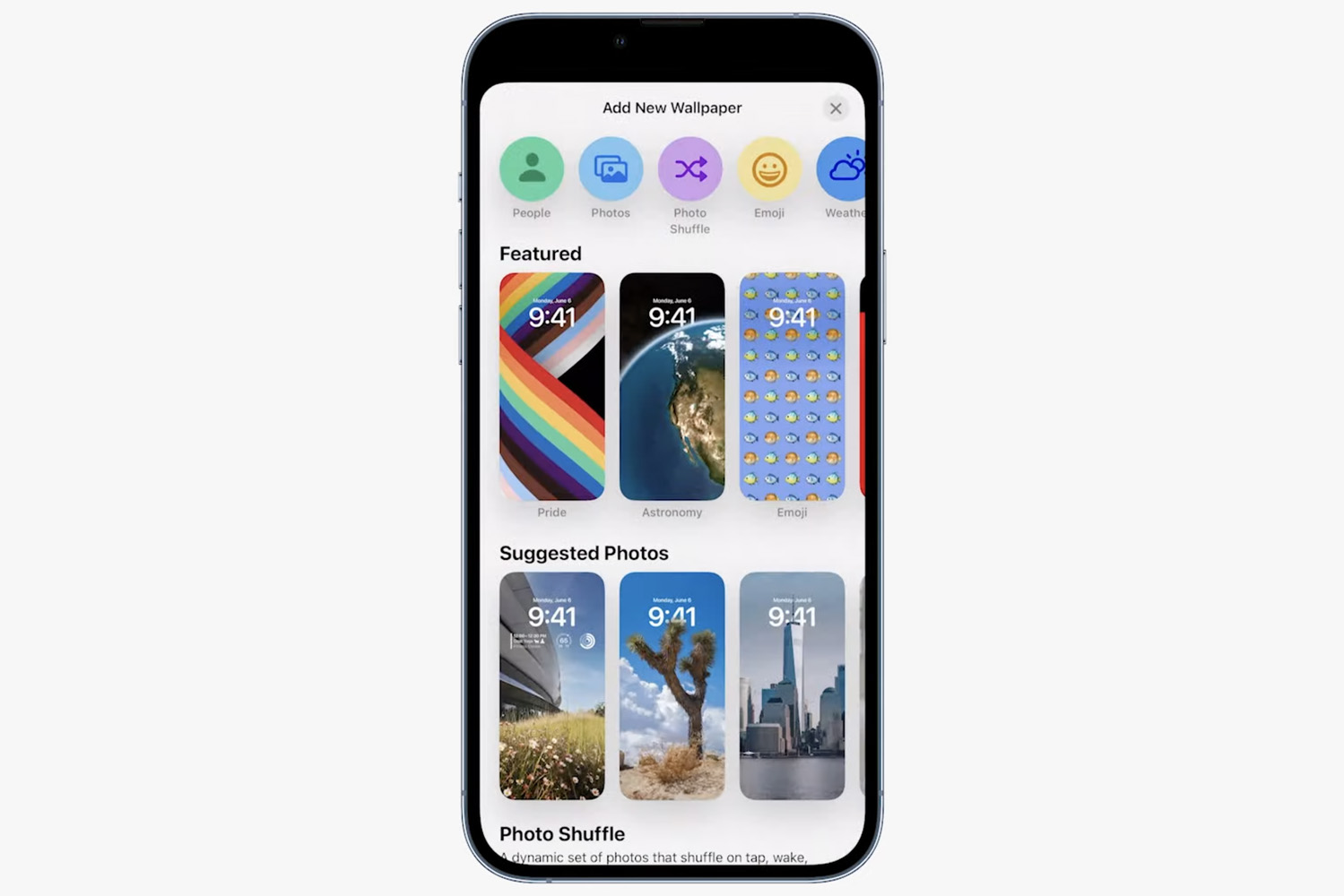 Stuff WWDC 2022 iOS 16 lockscreen wallpaper chooser