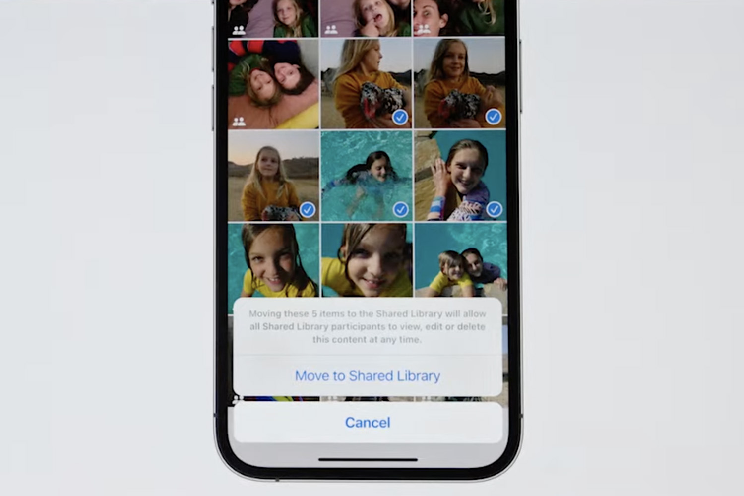 Stuff WWDC 2022 iOS 16 move photos to shared library