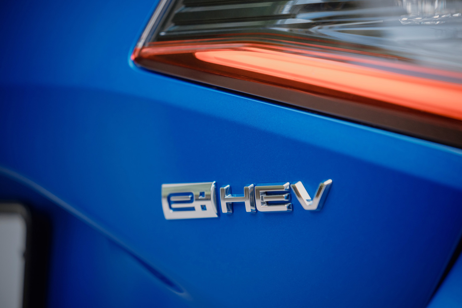 2022 Honda Civic e:HEV rear badge