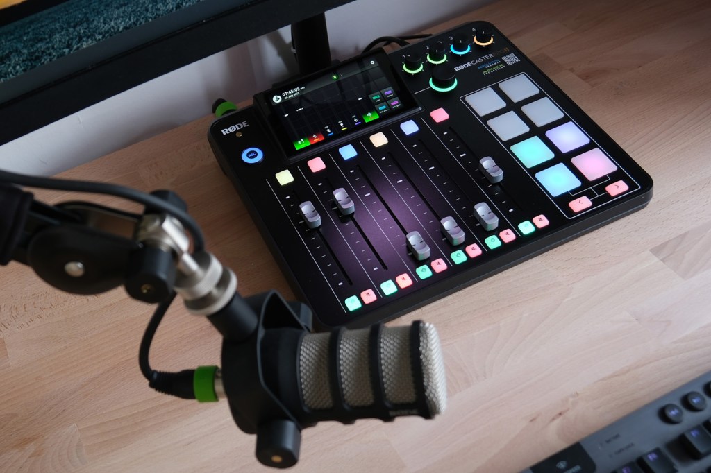 Rode Rodecaster Pro II with Rode microphone