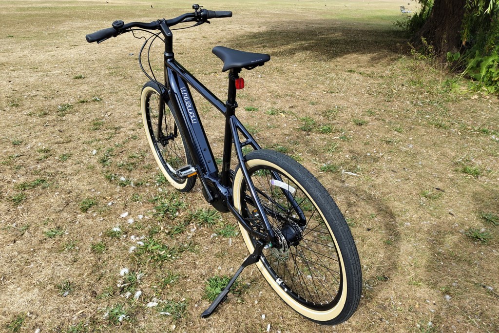 Momentum Transend E+ electric bike review static rear