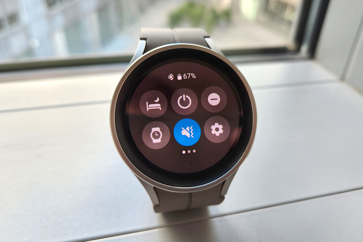 Samsung Galaxy Watch5 Pro review quick settings
