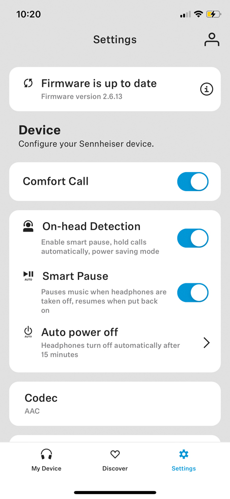 Sennheiser Momentum 4 headphones app controls