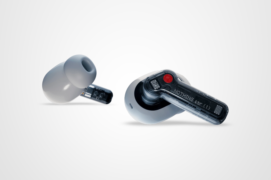 Nothing Ear 1 transparent wireless earbuds