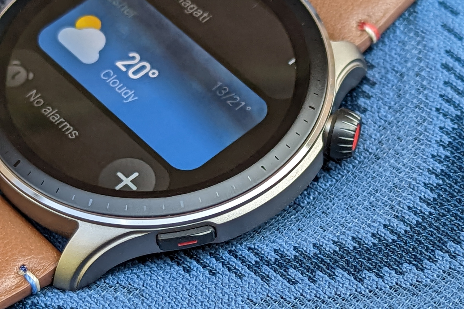 Amazfit GTR 4 review bezel