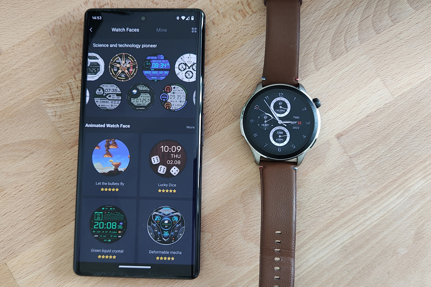 Amazfit GTR 4 review zepp app watchfaces