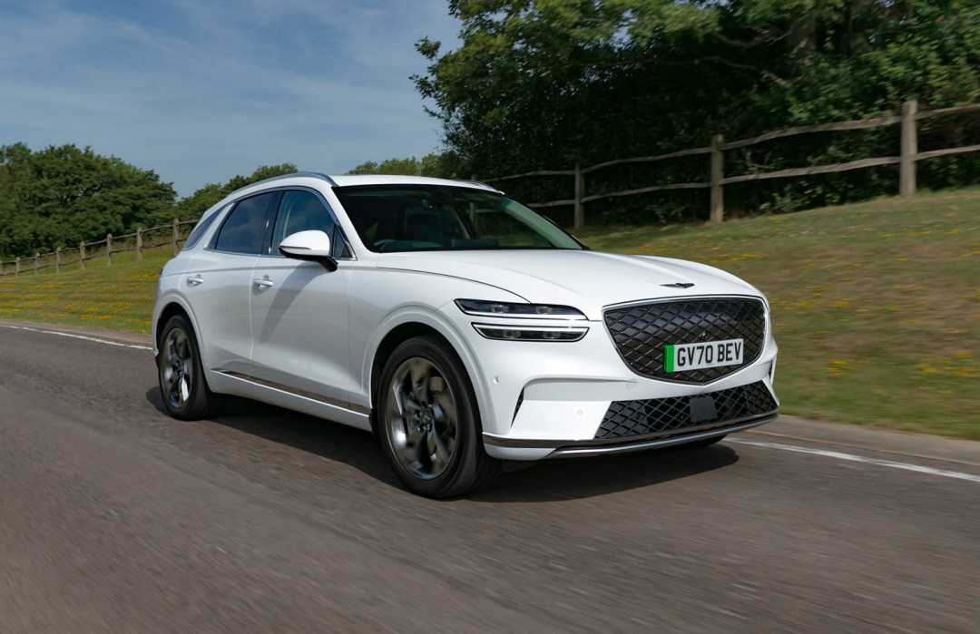 Genesis Electrified G70 tracking front