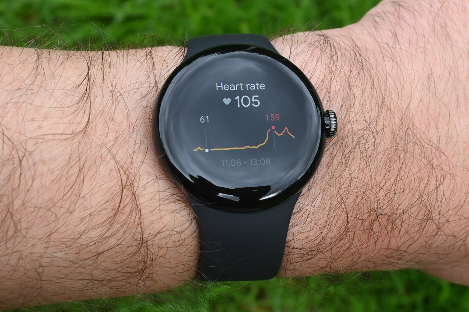 Google Pixel Watch heart rate