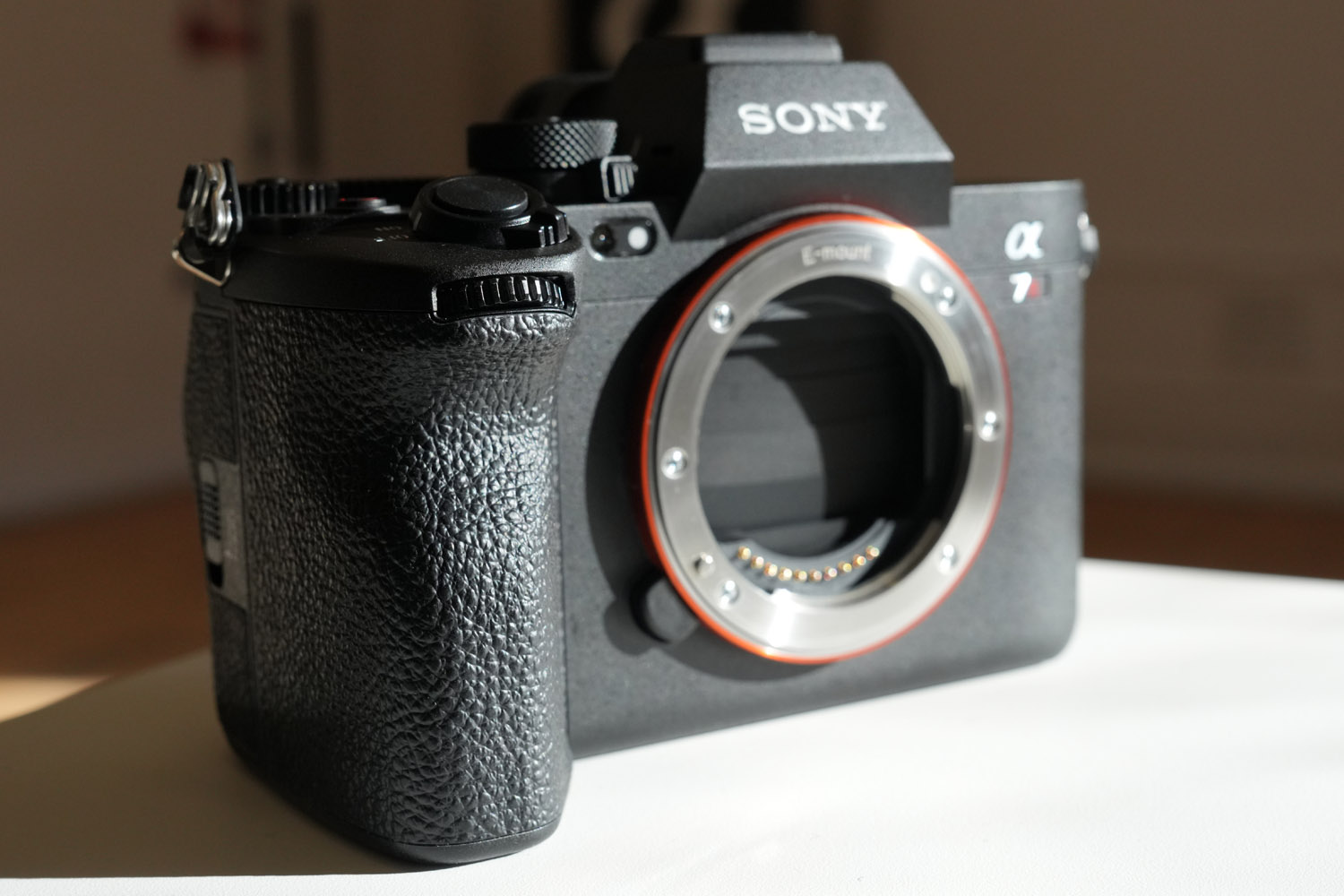 Sony a7R V hands-on review grip