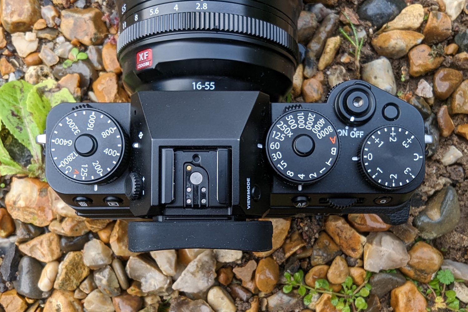 Fujifilm X-T5 review top plate