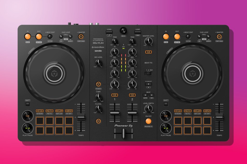 Pioneer DDJ-FLX4 top down