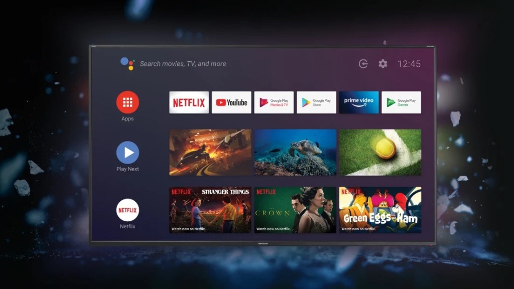 Sharp's new FI Full-HD telly running Android TV
