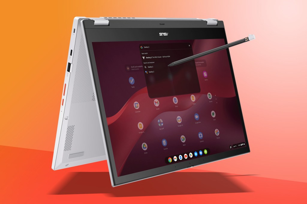 Asus CX34 Vibe Flip Chromebook tent mode