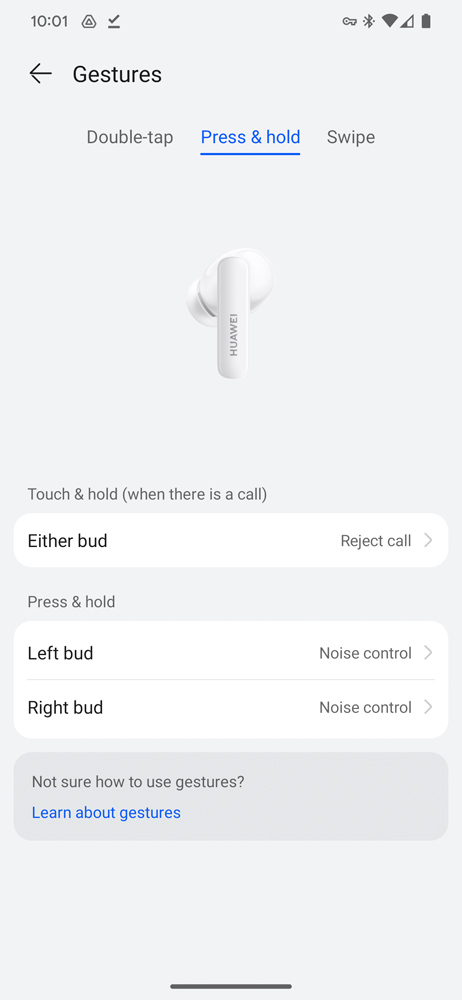 Huawei Freebuds 5i AI Life gestures