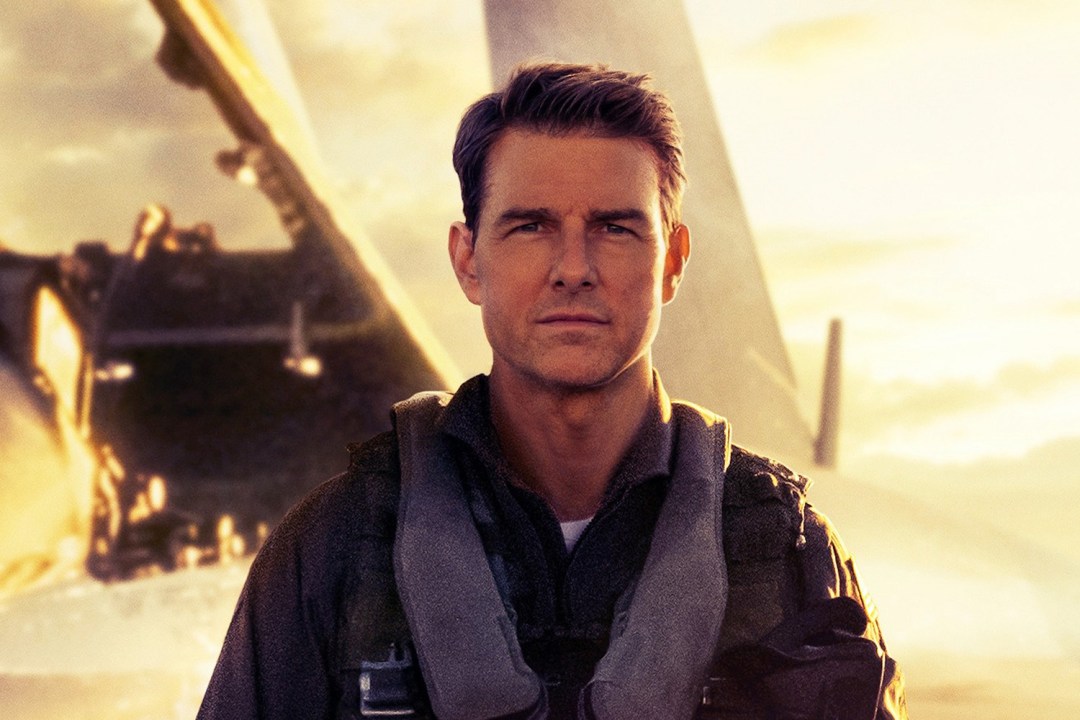 Tom Cruise as Pete Mitchell in Top Gun: Maverick
