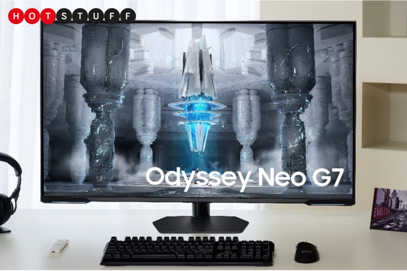 Samsung’s new Odyssey Neo G7 gaming monitor is its first flat Mini-LED model