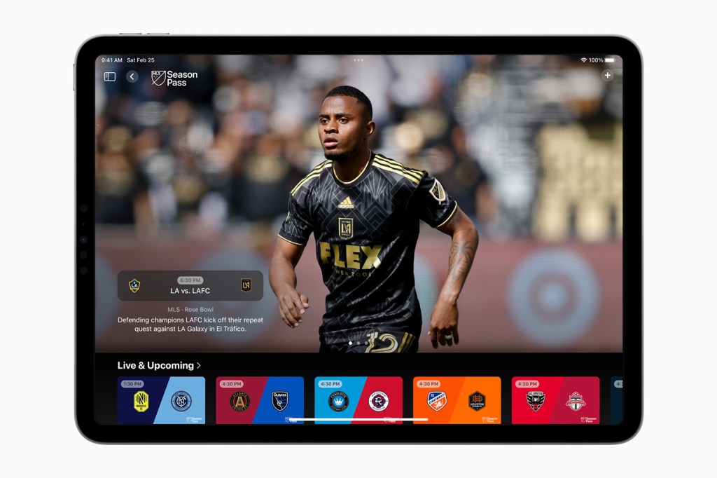 MLS Season Pass on Apple iPad