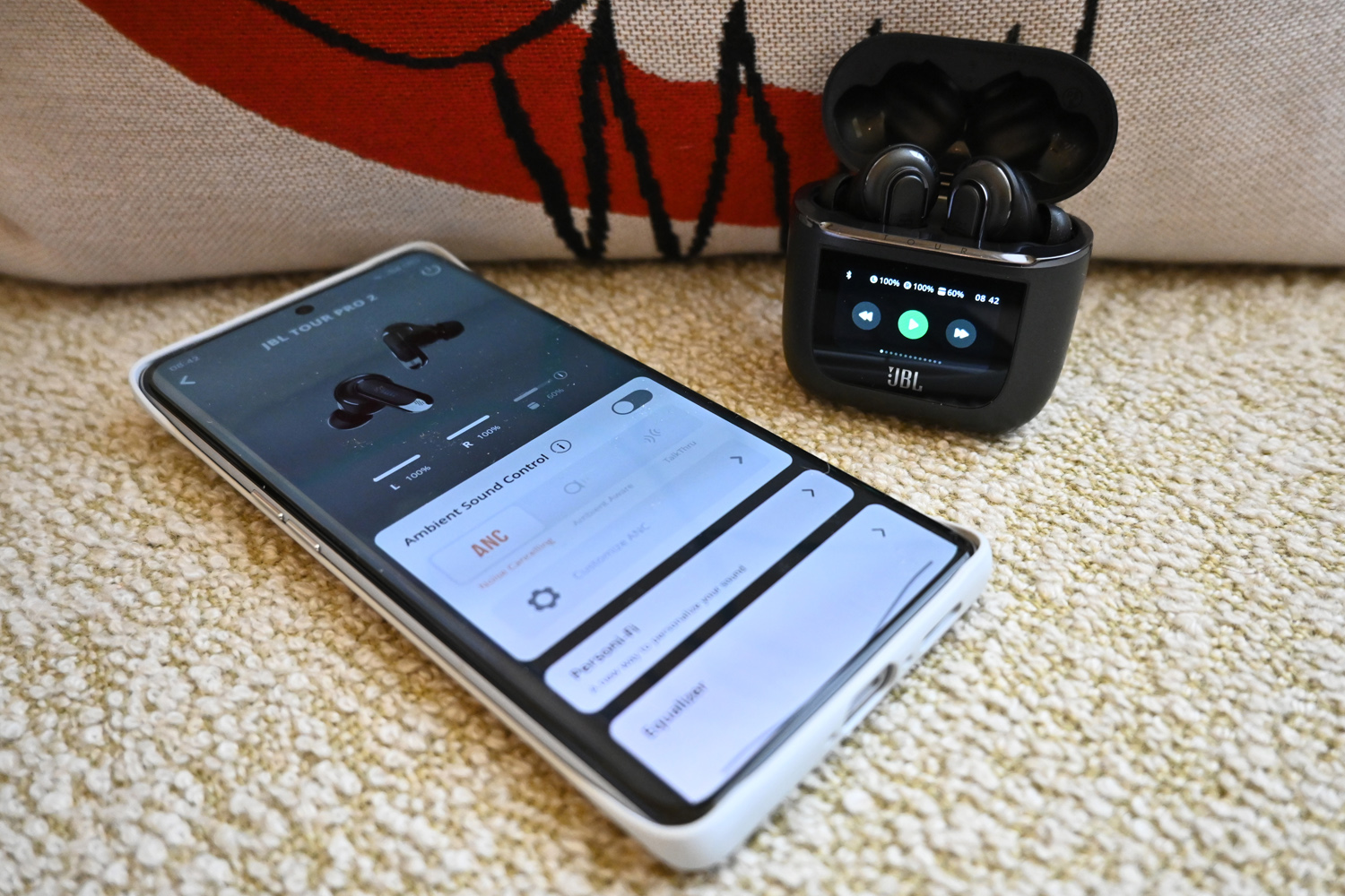 JBL Tour Pro 2 review JBL app