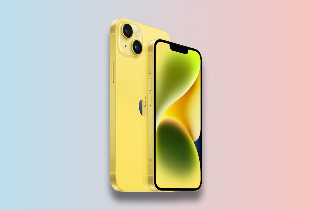 New yellow iPhone 14 and 14 Plus