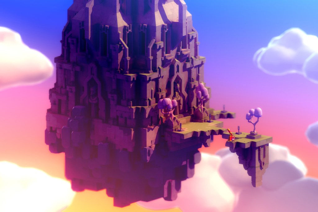 Tunic game screenshot mountain