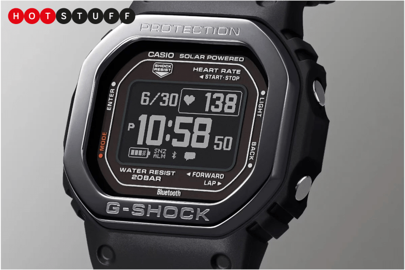 Casio’s latest G-Shock G-SQUAD DW-H5600 fitness watch has an iconic design