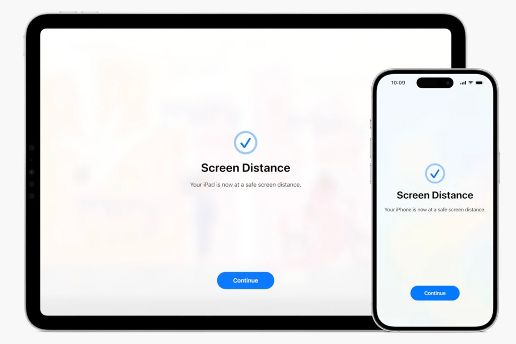 Apple Health screen distance