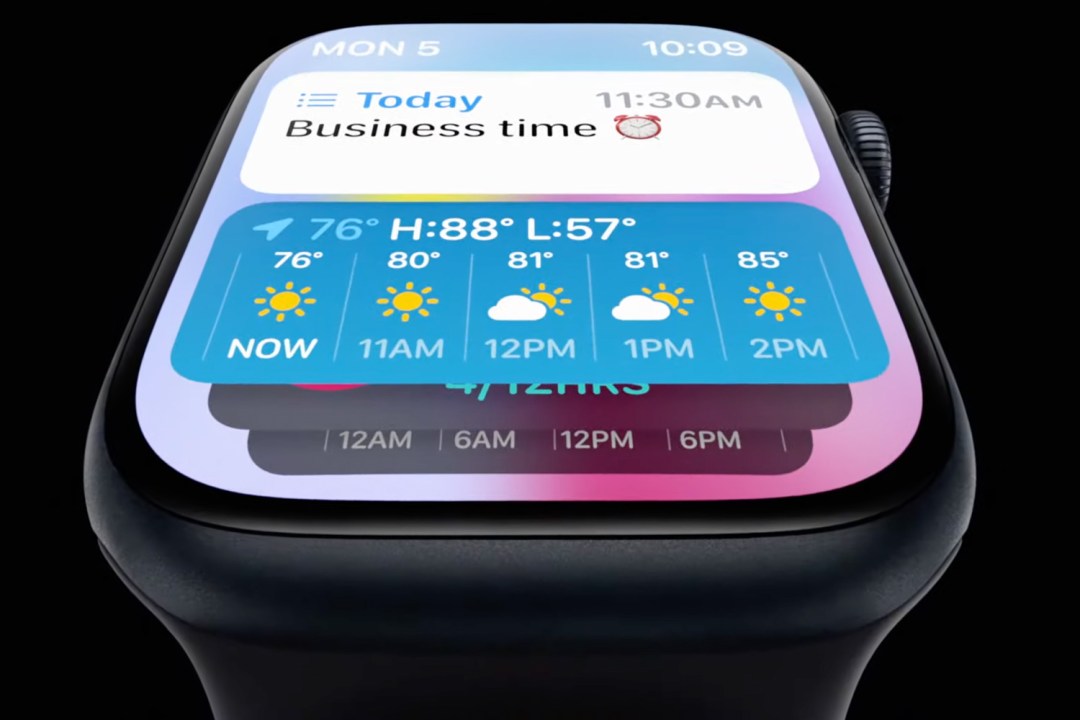 WatchOS 10 widget stacks