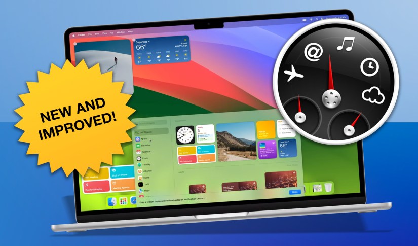 Dashboard is reborn in macOS Sonoma. Apple: bring back these lost Mac features too
