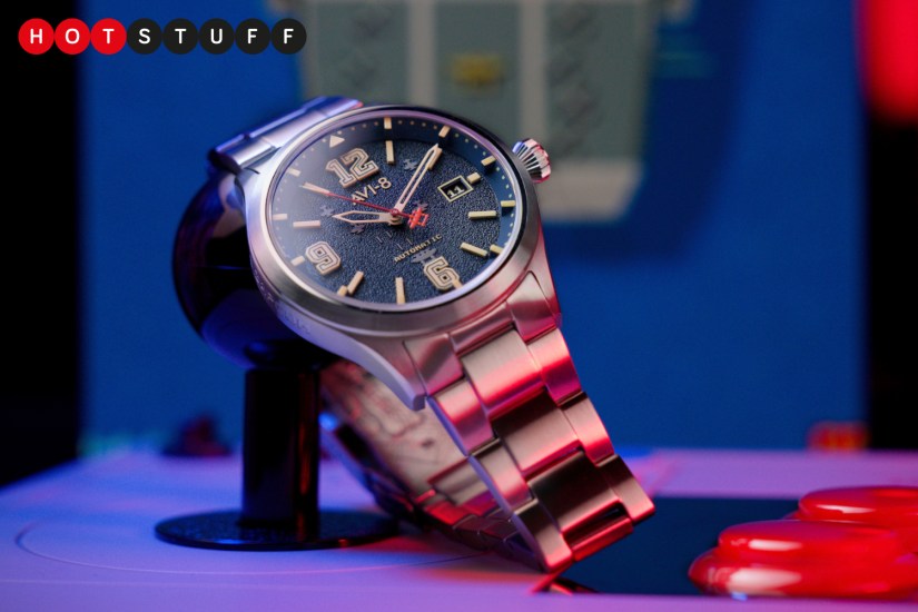 This awesome watch is inspired by a retro Capcom video game