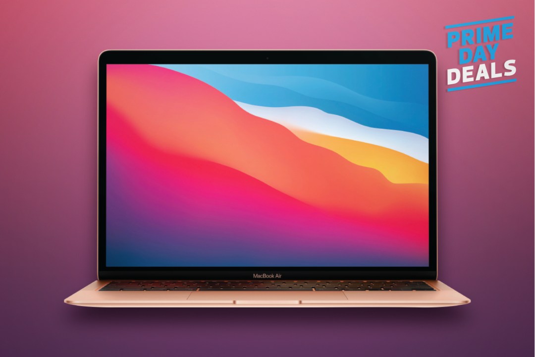 Close-up of 2020 MacBook Air with M1