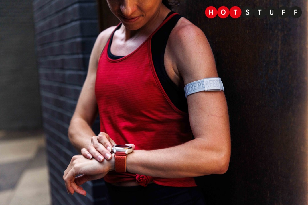Coros' latest heart rate monitor on runner's arm
