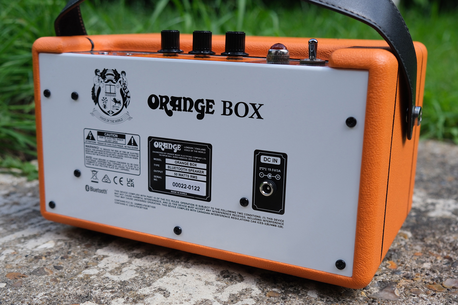 Orange Amps Orange Box review rear