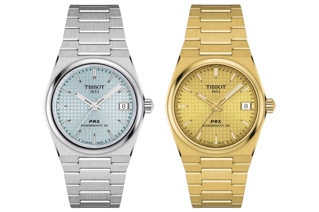 Tissot PRX in Gold and Ice Blue