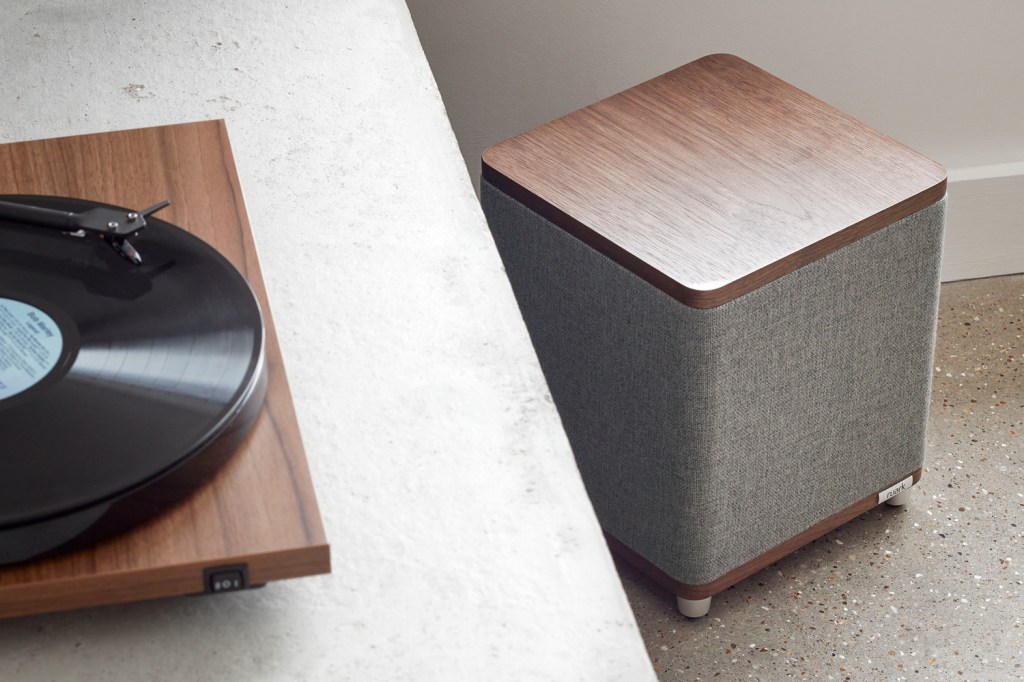 Ruark RS1 subwoofer with turntable