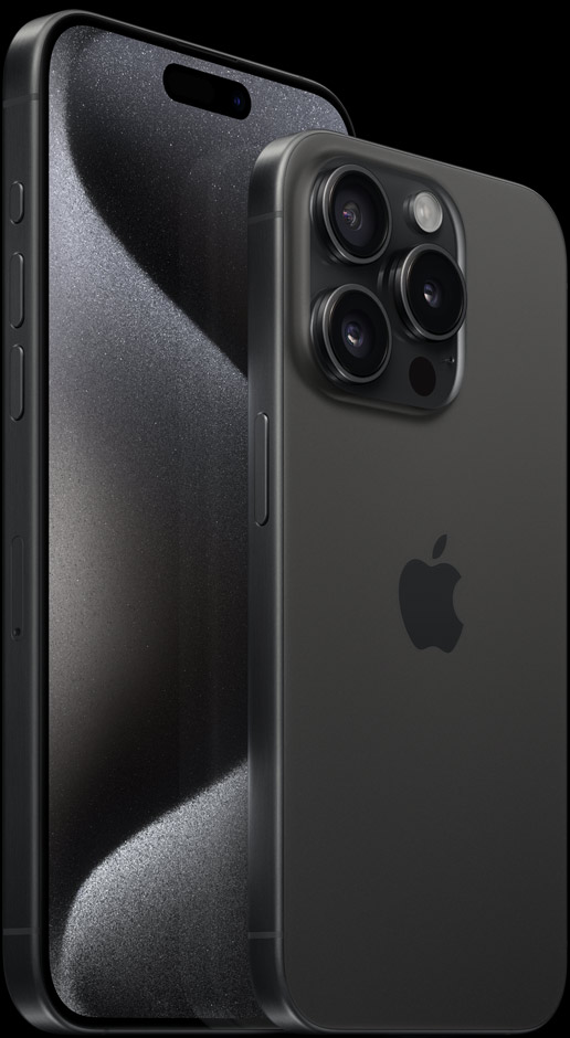 Black Titanium iPhone 15 Pro